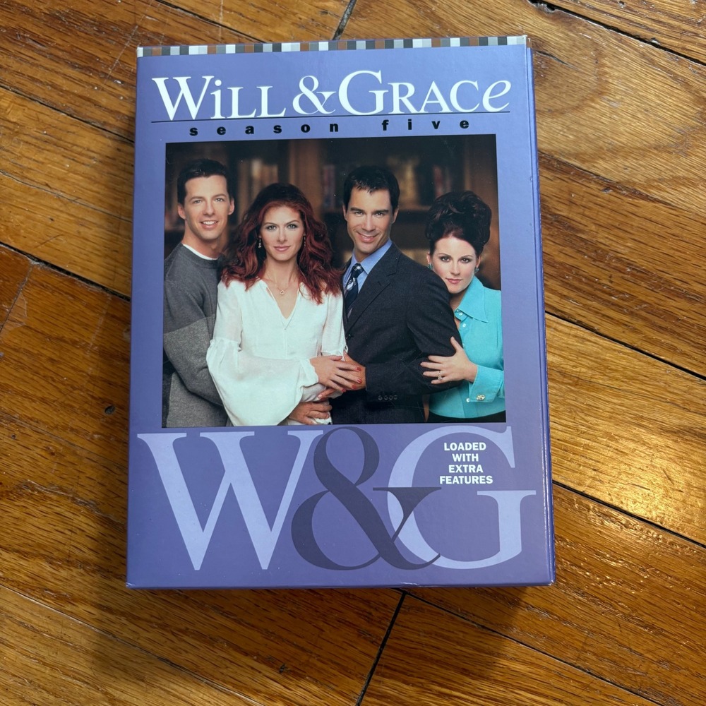 Will & Grace Season Five DVD Set Purple Box Set
